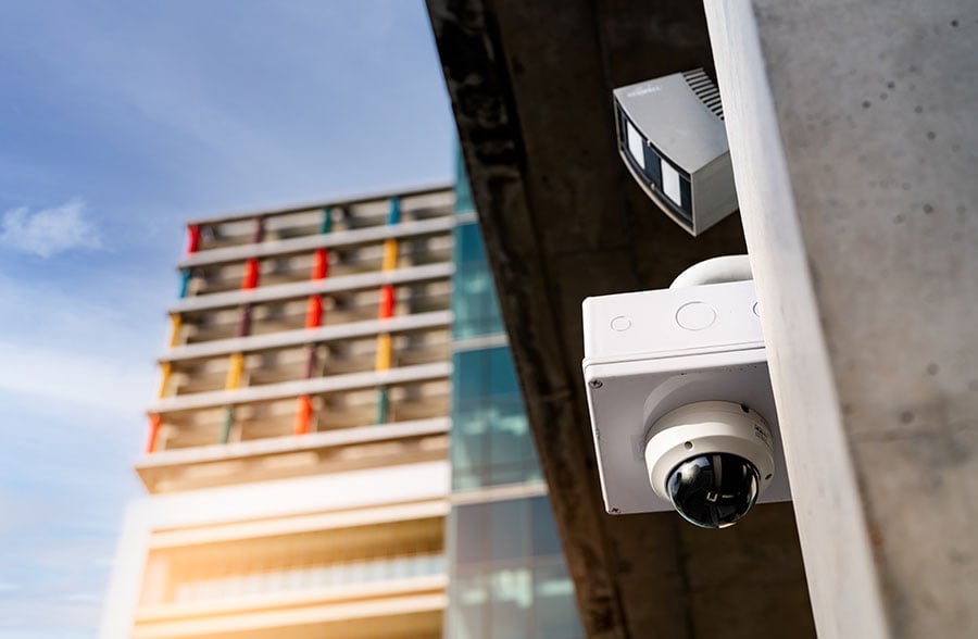 surveillance security camera.